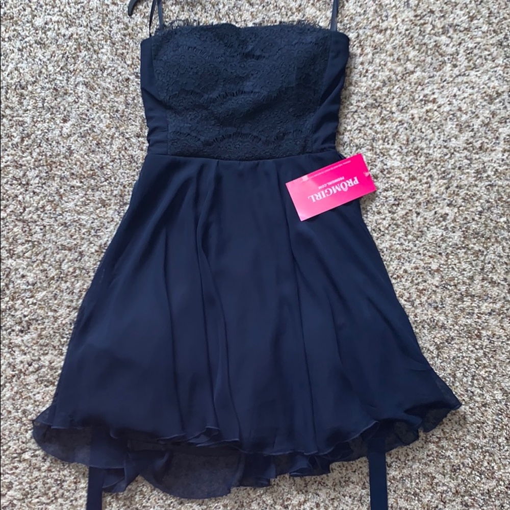NWT PROM girl strapless dress